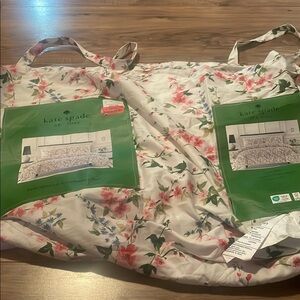 Kate Spade Floral Comforter Set - Pink and Green* bag only